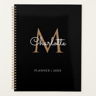 Simple Monogramme Or Noir Script 2023