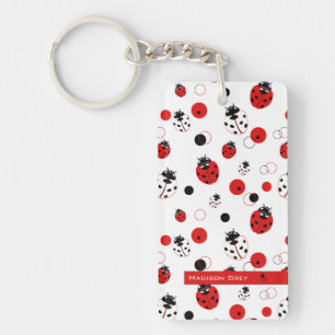 Simple Motif Ladybug rouge, noir et blanc
