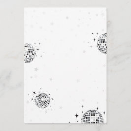 Simple New Year's Eve Invitation Einladung