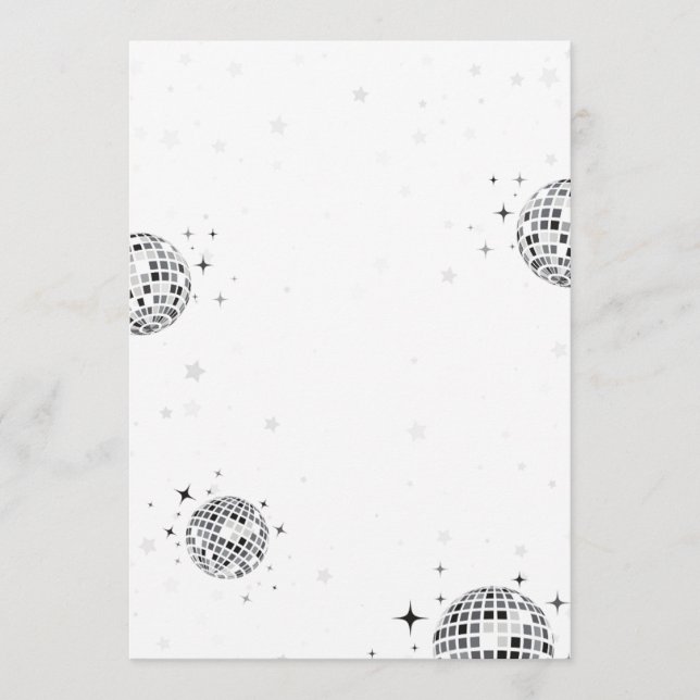 Simple New Year's Eve Invitation  Einladung (Vorderseite)
