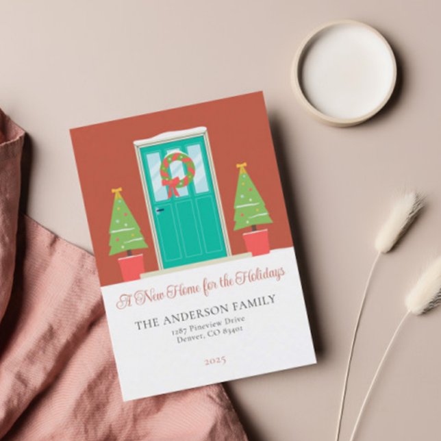 Simple nouvelle maison pour les vacances Carte pos (Créateur téléchargé)