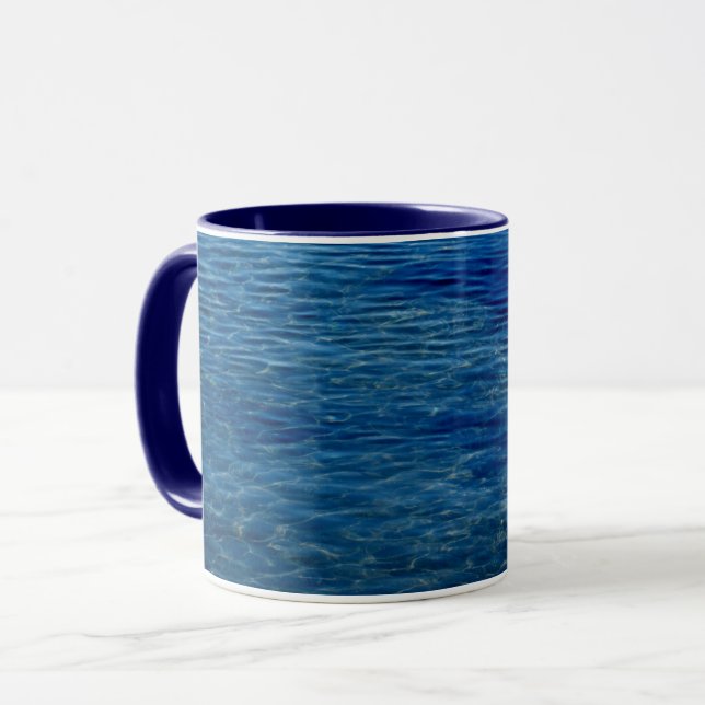Simple Ocean Ripples Mug (Devant gauche)