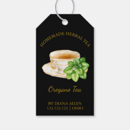 Simple Oregano Tea Hang Tag Geschenkanhänger