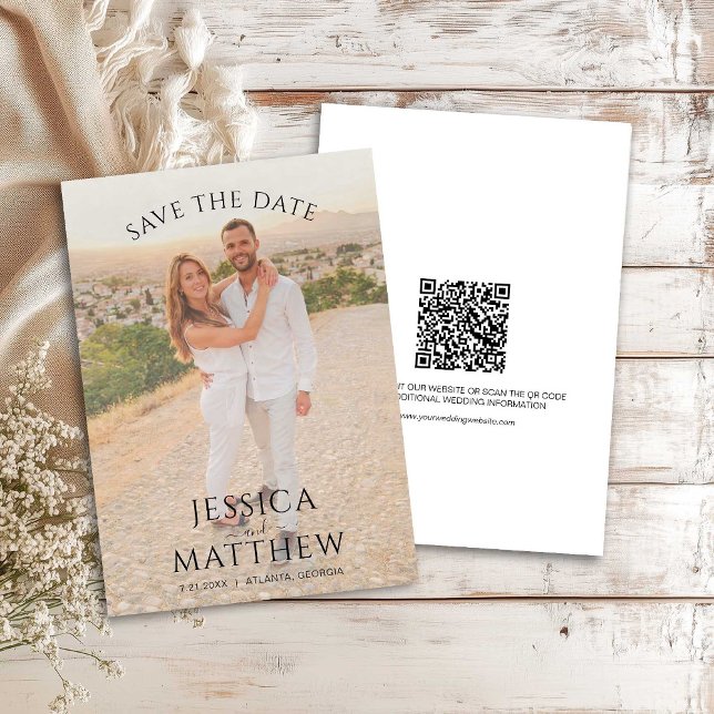 Simple Overlay Photo Wedding Save The Date (Von Creator hochgeladen)