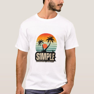 Simple Palm Tree Summer T - Shirt" T-Shirt
