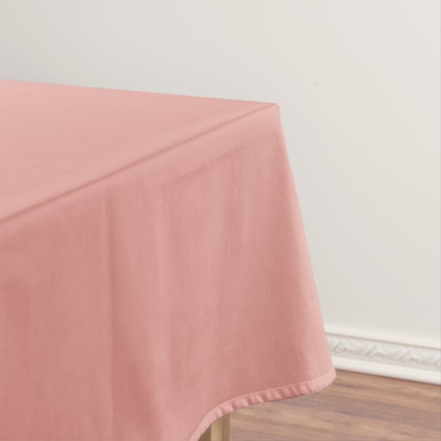 Simple pastel flamingo pink color tischdecke (Beispiel)