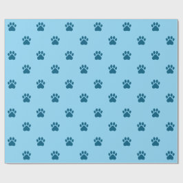 Simple Paw Print Pattern Geschenkpapier