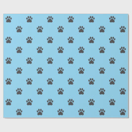 Simple Paw Print Pattern Wrapping Paper Geschenkpapier
