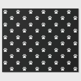 Simple Paw Print Pattern Wrapping Paper Geschenkpapier