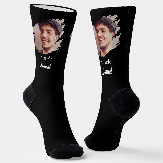 Simple Personalized Photo Socken (Gewinkelt)