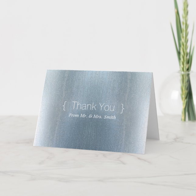 Simple personnalisation Elegant Merci Blur (Devant)