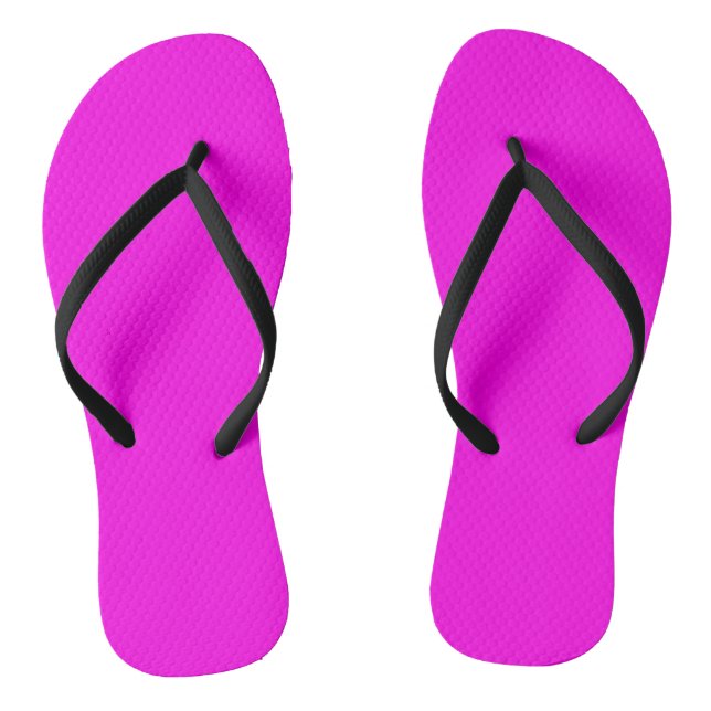 Simple pink flip flops (Fußbett)