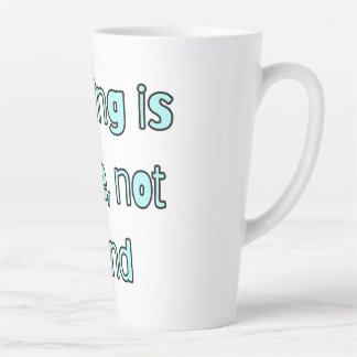Simple quote mug milchtasse
