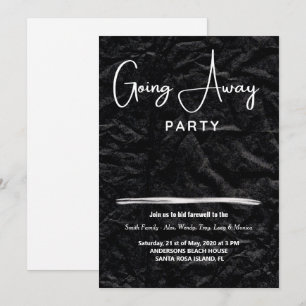 simple retrait des invitations à la fête