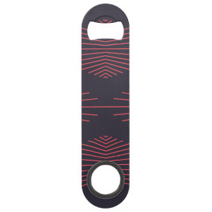 Simple, rouge, motif traditionnel avec lignes