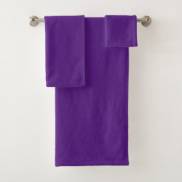 Simple Royal Purpel Authority®, Badhandtuch Set