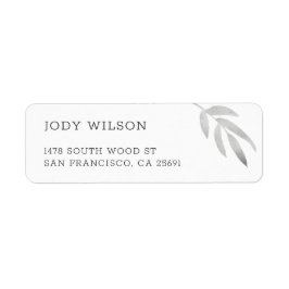 Simple Rustic Return Address Labels