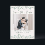 Simple Sage Green Botanical Minimalist Wedding Save The Date<br><div class="desc">Announce your special day with this elegant sage green botanical Save the Date card. Featuring soft watercolor greenery and minimalist typography, this design brings a fresh and timeless look to your wedding announcement. Perfect for garden, rustic, or nature-inspired weddings, it helps you share your exciting news in a stylish way....</div>