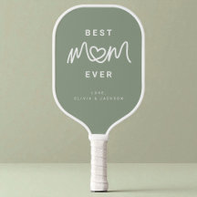 Simple Sage Green Cute Script Modern Best Mom Ever