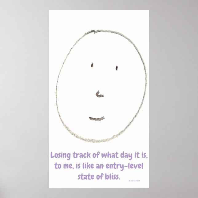 "Simple Says-#4", funny, quote, humor Poster (Vorne)