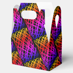 Simple Scribble halber Rückgang Schwarzer Hint Geschenkschachtel