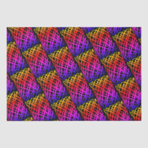Simple Scribble halber Rückgang Schwarzer Hint Seidenpapier