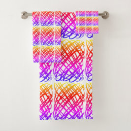 Simple Scribble | Ipanema Filter | Center Tiled | Badhandtuch Set