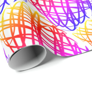 Simple Scribble Ipanema Filter halber Rückgang Geschenkpapier