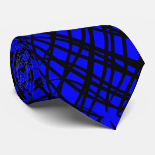 Simple Scribble   Spiegelung   Blau   Krawatte
