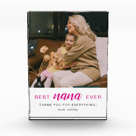 Simple Script Best Nana Ever Hot Pink  Fotoblock