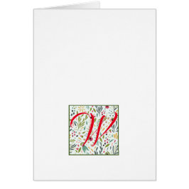 Simple Script Monogram Note Cards- Spring Dance