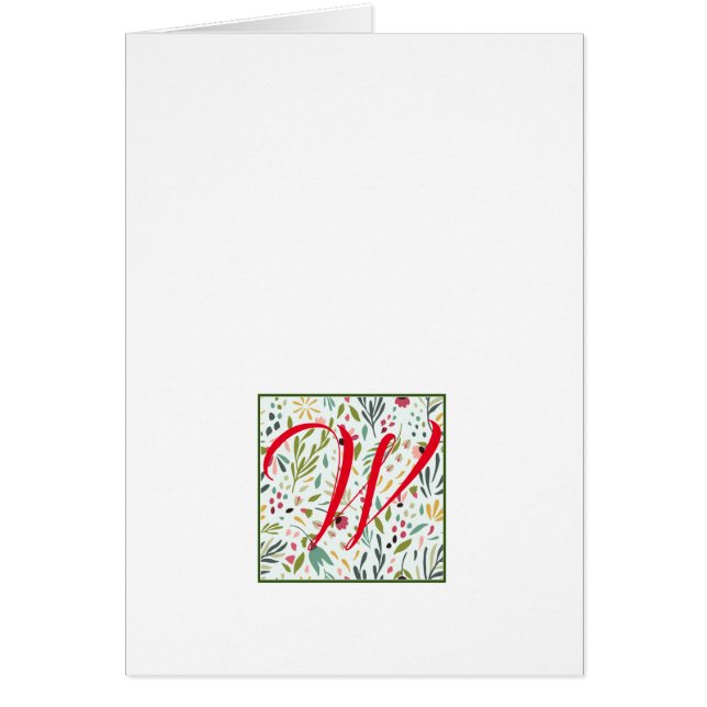 Simple Script Monogram Note Cards- Spring Dance (Vorne)