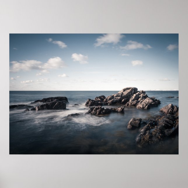 Simple Seascape Photo Poster (Vorne)
