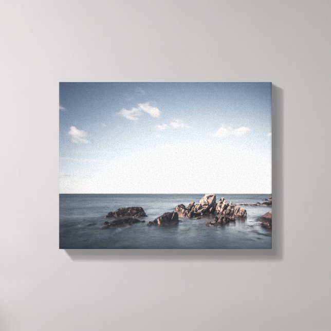Simple Seascape Photograph Leinwanddruck (Vorderseite)