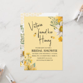 Simple She’s Found Her Honey Bee Bridal Shower Einladung