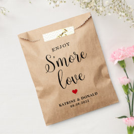Simple S'more Liebe Gastgeschenk Hochzeit Bag Geschenktütchen