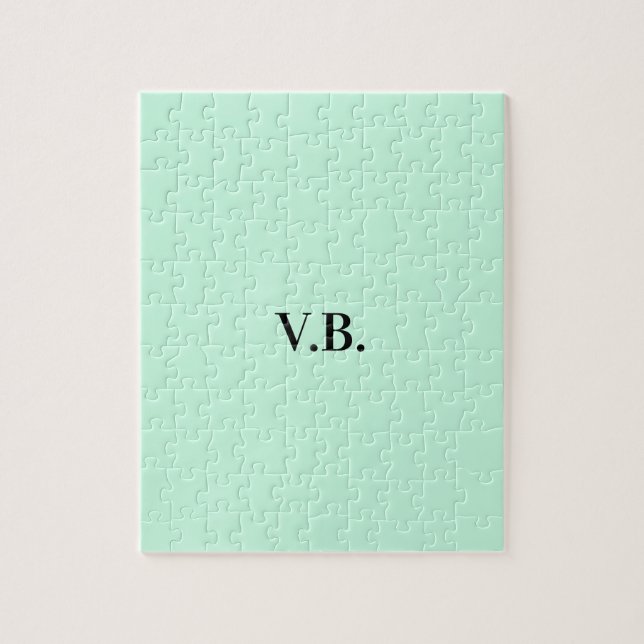 Simple solid color add name text monogram (Vertikal)