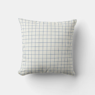 Simple Squares BluePattern Kissen