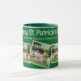 Simple St. Patrick's Day Kleeblatts Foto Tasse