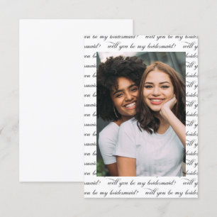 Simple Texte Photo Seras-Tu Ma Carte D'Époux