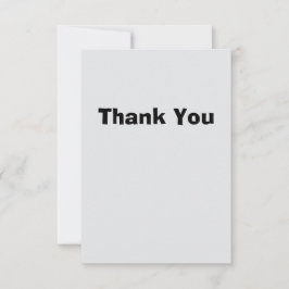 Simple Thank You Card Dankeskarte