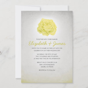 Simple Trendy Floral Wedding Invitations Einladung