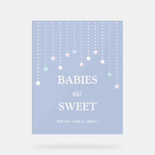 Simple Twinkle Little Stars Babies sind süße Lecke Acrylschild