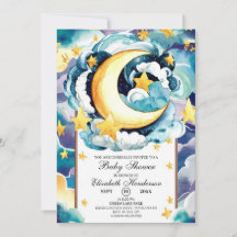 Simple Twinkle Star Celestial Baby Dusche