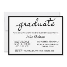 Simple Typografy Open House Abschluss