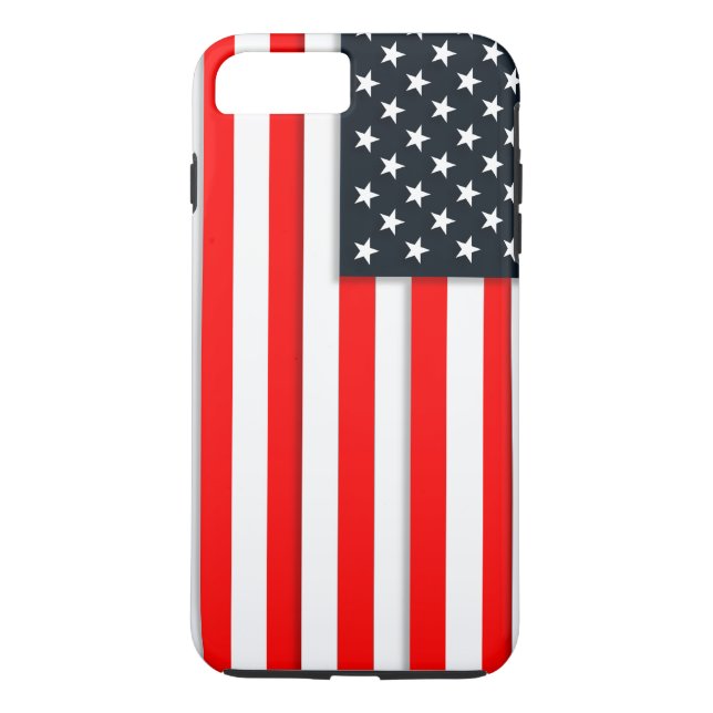 Simple United Staat America Flag Case-Mate iPhone Hülle (Rückseite)