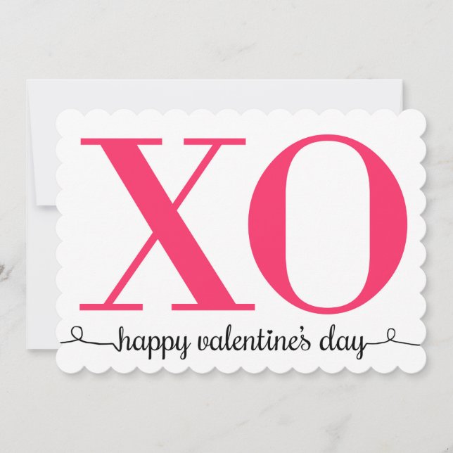 Simple Valentine Feiertagskarte (Vorderseite)