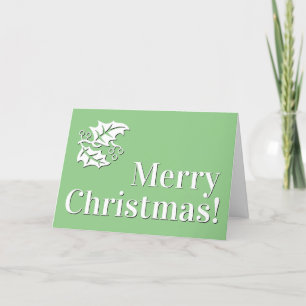 Simple Vintage Inspiré "Joyeux Noël !" Carte