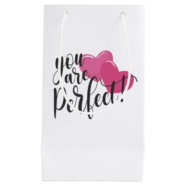 Simple Vous Êtes Parfait Valentine | Sac Cadeau (Devant)