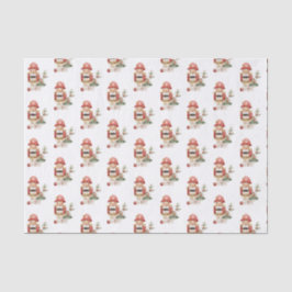 Simple Watercolor Nutcracker Weihnachten Seidenpapier